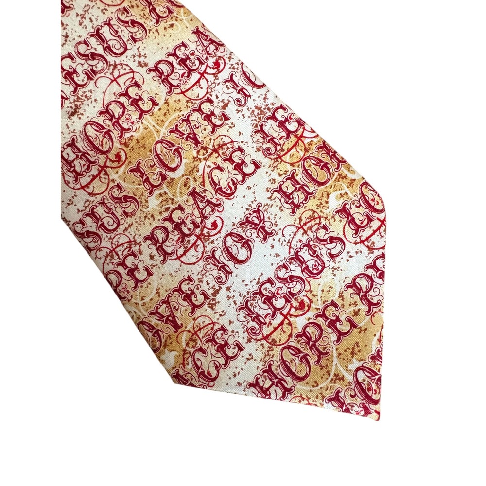 Gospitality Soul Winning Tie LOVE PEACE HOPE Christian Novelty 58x4